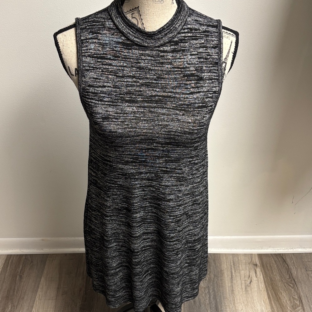 Y2K The Limited Black and Gray Sweater Dress